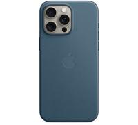 Apple Coque FineWoven MagSafe pour iPhone 15 Pro Max Pacific Blue Bleu