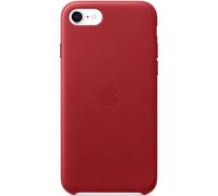 Apple Coque Leather iPhone SE (2022 / 2020) Red Rouge