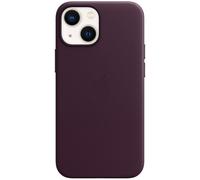 Apple Coque Leather MagSafe pour iPhone 13 Mini Dark Cherry Rouge foncé