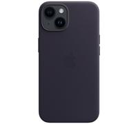 Apple Coque Leather MagSafe pour iPhone 14 Ink Bleu foncé