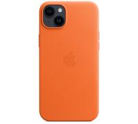 Apple Coque Leather MagSafe pour iPhone 14 Plus Orange Orange