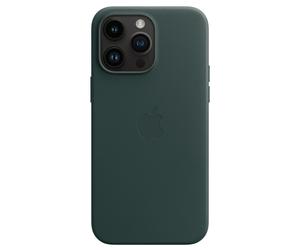 Apple Coque Leather MagSafe pour iPhone 14 Pro Max Forest Green Vert