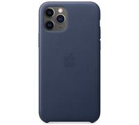 Apple Coque Leather pour iPhone 11 Pro Midnight Blue Bleu