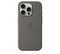 Apple Coque silicone pour iPhone 16 Pro avec MagSafe - Gris pierre