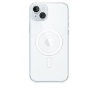 Apple Coque en silicone avec MagSafe pour iPhone 15 Plus Transparent