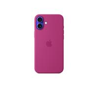 Apple - Couverture arrière pour téléphone portable - compatibilité avec MagSafe - silicone - Fuchsia - pour iPhone 16 Plus