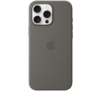 Apple - Couverture arrière pour téléphone portable - compatibilité avec MagSafe - silicone - gris pierre - pour iPhone 16 Pro Max