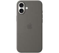 Apple - Couverture arrière pour téléphone portable - compatibilité avec MagSafe - silicone - gris pierre - pour iPhone 16 Plus