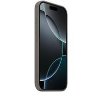 Apple - Couverture arrière pour téléphone portable - compatibilité avec MagSafe - silicone - gris pierre - pour iPhone 16 Pro