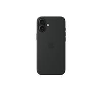 Apple - Couverture arrière pour téléphone portable - compatibilité avec MagSafe - silicone - noir - pour iPhone 16 Plus