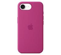Apple - Couverture arrière pour téléphone portable - silicone - Fuchsia - pour iPhone 16e