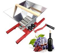 Apple Crusher, 7l Manual Grape Grinder, Fruit Stainless Steel Apple Wine Crusher Grinder, Homemade Cider Crusher, Large Capacity, Scratter Pulper for Fruits, Vegetables, Wine Apple Crus Grape Crusher