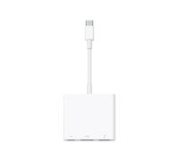 Apple Digital AV Multiport Adapter - Adaptateur vidéo - 24 pin USB-C mâle pour USB, HDMI, USB-C (alimentation uniquement) femelle - support 4K