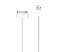 Apple Dock Connector to USB Cable - Lade- / Datenkabel für iPhone und iPod - USB 2.0 - USB Typ A, 4-polig (M) - Apple Dock-Stecker (M) - für Apple iPad 1; 2; 3; iPhone 3G, 3GS, 4, 4S; iPod (4G, 5G); iPod classic; iPod mini; iPod nano (1G, 2G, 3G, 4G, 5G,