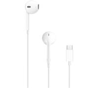 Apple EarPods (USB-C) Second choix (emballage endommagé / manquant) EarPods filaire Stereo blanc résistant à la sueur, résistant à leau, volume réglable Hi-Fi