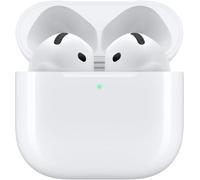Apple AirPods 4 Écouteurs sans Fil, Casques et écouteurs Bluetooth, Audio Spatial personnalisé, résistance à la Transpiration et l’Eau, boîtier de Charge USB-C, Puce H2, Jusqu’à 24 Heures d’autonomie
