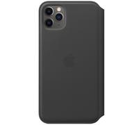 Apple Étui de télephone portefeuille Leather Folio pour iPhone 11 Pro Max Noir Noir