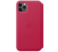Apple Étui de télephone portefeuille Leather Folio pour iPhone 11 Pro Max Red Raspberry Rose