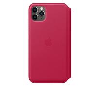 Apple Étui Folio en Cuir (pour iPhone 11 Pro Max) - Framboise