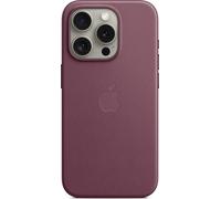 Coque / Housse Officielle Apple iPhone 15 Pro FineWoven - Mulberry (Rouge)