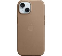 Apple FineWoven Backcover MagSafe pour l'Apple iPhone 15 - Taupe