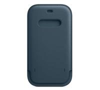 Apple Housse en Cuir avec MagSafe (pour iPhone 12, 12 Pro) - Bleu Baltique