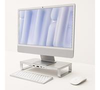 Apple iMac Apple M M4 59,7 cm (23.5") 4480 x 2520 pixels PC All-in-One 16 Go 256 Go SSD macOS Sequoia Wi-Fi 6E (802.11ax) Argent