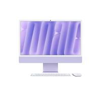 Apple iMac 24" écran rétina 4,5K 256 Go SSD 16 Go RAM Puce M4 CPU 8 cours GPU 8 cours Mauve