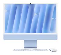 Apple iMac Apple M M4 59,7 cm (23.5") 4480 x 2520 pixels PC All-in-One 16 Go 256 Go SSD macOS Sequoia Wi-Fi 6E (802.11ax) Bleu