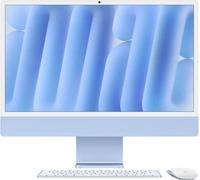 Apple iMac 24 ecran retina 4,5K 512Go SSD 16Go RAM Puce M4 CPU 10 coeurs GPU 10 coeurs Bleu (2024)