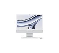 Apple iMac Apple M M3 59,7 cm (23.5") 4480 x 2520 pixels PC All-in-One 8 Go 512 Go SSD macOS Sonoma Wi-Fi 6E (802.11ax) Argent