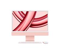 Apple iMac Apple M 59,7 cm (23.5") 4480 x 2520 pixels 8 Go 256 Go SSD PC tout-en-un macOS Sonoma Wi-Fi 6E (802.11ax) Rose