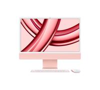Apple iMac Apple M 59,7 cm (23.5") 4480 x 2520 pixels 8 Go 256 Go SSD PC tout-en-un macOS Sonoma Wi-Fi 6E (802.11ax) Rose