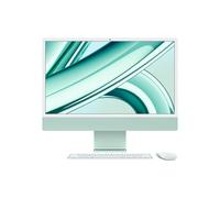 Apple iMac Apple M M3 59,7 cm (23.5 ) 4480 x 2520 pixels PC All-in-One 8 Go 256 Go SSD macOS Sonoma Wi-Fi 6E (802.11ax) Vert