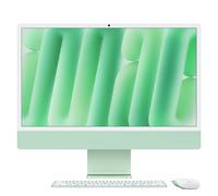 Apple iMac Apple M M4 59,7 cm (23.5") 4480 x 2520 pixels PC All-in-One 16 Go 256 Go SSD macOS Sequoia Wi-Fi 6E (802.11ax) Vert