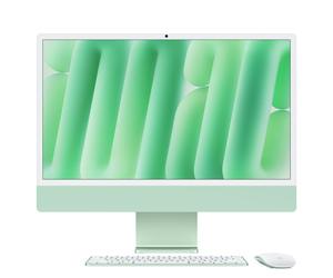 Apple iMac Apple M M4 59,7 cm (23.5 ) 4480 x 2520 pixels PC All-in-One 24 Go 512 Go SSD macOS Sequoia Wi-Fi 6E (802.11ax) Vert