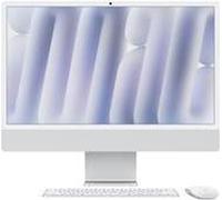 Apple iMac argent CZ1EH-00000010 - 61cm(24'') M4 10-Core CPU, 10-Core GPU, 16GB RAM, 256GB SSD, verre standard, Magic Keyboard avec Touch ID et pavé numérique