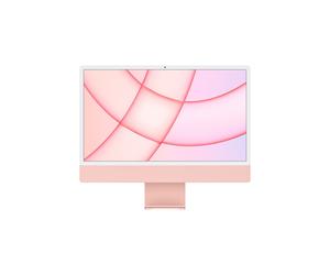 Apple iMac M1 24" 4.5K Retina 4480x2520 8Go RAM 256Go SSD macOS Big Sur Wi-Fi 6 (802.11ax) Apple GPU 7-Core Rose (MJVA3D/A)