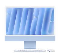 Apple iMac Ordinateur de Bureau Tout-en-Un avec Puce M4, CPU 10 cœurs et GPU 10 cœurs : Conçu pour Apple Intelligence, écran Retina 24'', 16 Go de mémoire unifiée, 256 Go de Stockage SSD ; Bleu