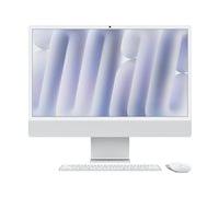Apple iMac Apple M M4 59,7 cm (23.5") 4480 x 2520 pixels PC All-in-One 16 Go 256 Go SSD macOS Sequoia Wi-Fi 6E (802.11ax) Argent