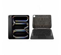 Apple iPad Bundle : iPad Pro 13 pouces Wi-Fi 512 Go avec verre trempé standard - Noir sidéral + Clavier sans fil Belkin Pro AZERTY