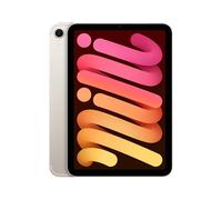 Apple iPad Mini (A17 Pro) : Écran Liquid Retina 8,3 Pouces, 512 Go, Wi-FI 6E et connectivité cellulaire 5G, caméras Avant/arrière 12 Mpx, Touch ID, autonomie d’Une journée - Lumière stellaire