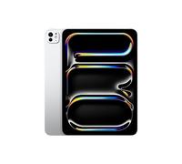 Apple iPad Pro 11 (M4) : Écran Ultra Retina XDR, 2 to, Caméra Avant 12 Mpx Horizontale/Appareil Photo arrière 12 Mpx, Scanner LiDAR, Wi-FI 6E, Autonomie d’Une journée, Verre Standard - Argent