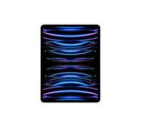 Apple iPad Pro 12.9" (32.8 cm) Argent, Puce M2, 8 Go RAM, 128 Go, Écran Mini LED IPS 2732x2048, Wi-Fi 6E (802.11ax), iPadOS 16, Ref. MNXQ3FD/A