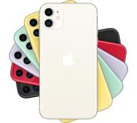 Apple iPhone 11 - 15,5 cm (6,1 Zoll) - 1792 x 828 pixels - 128 Go - 12 MP - iOS 14 - Weiß - Weiß