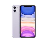 Apple iPhone 11 - 4G smartphone - double SIM / Mémoire interne 128 Go - Écran LCD - 6.1" - 1792 x 828 pixels - 2x caméras arrière 12 MP, 12 MP - front camera 12 MP - violet