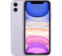 Apple iPhone 11 - 4G smartphone - double SIM / Mémoire interne 64 Go - Écran LCD - 6.1" - 1792 x 828 pixels - 2x caméras arrière 12 MP, 12 MP - front camera 12 MP - Telekom - violet Mauve Trés bon éta