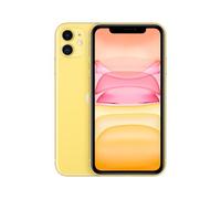 Apple iPhone 11 - 4G smartphone - double SIM / Mémoire interne 64 Go - Écran LCD - 6.1" - 1792 x 828 pixels - 2x caméras arrière 12 MP, 12 MP - front camera 12 MP - jaune