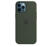 Coque en silicone avec MagSafe pour iPhone 12 Pro Max Vert