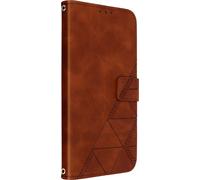 Apple iPhone 14 Plus Étui folio, fonction support et fermeture magnétique - Marron